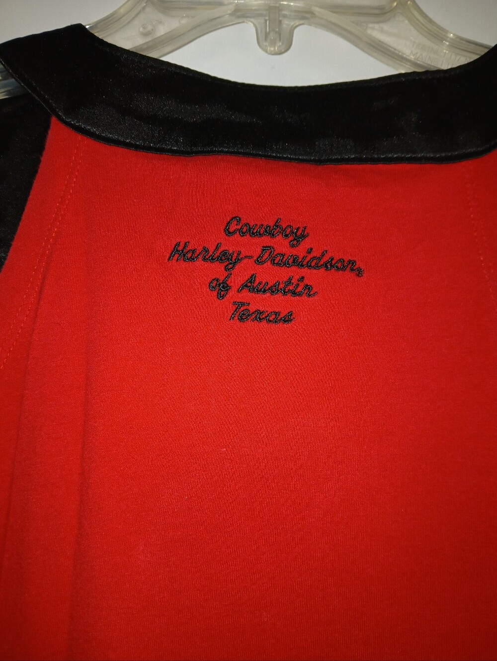 Vintage Harley Davidson  Womens Top Red Size Large - Picture 6 of 6